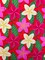 1 Yard Tropical Hibiscus Printed Spandex Fabric Four-Way Stretch Material 58/60 Inches Wide